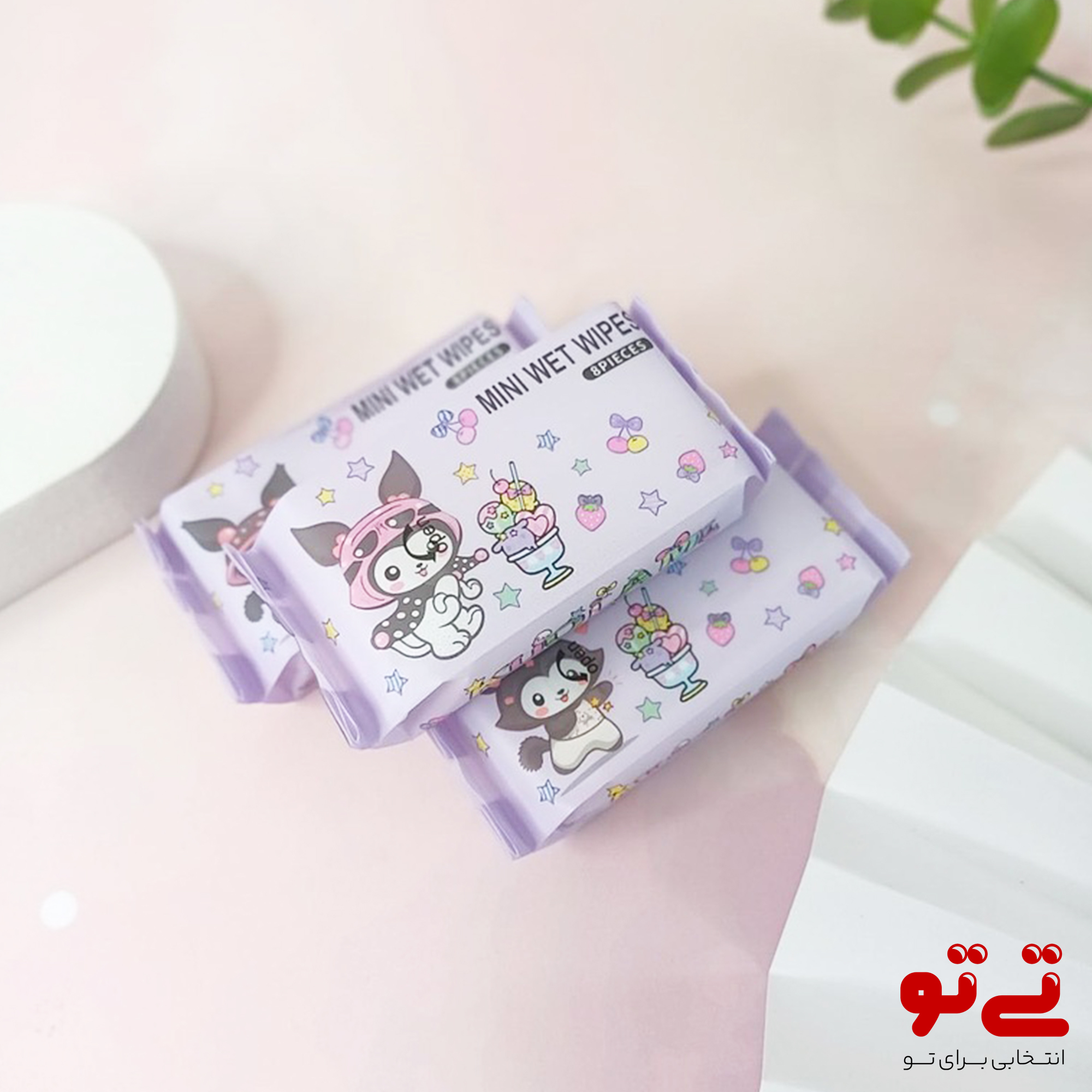 دستمال مرطوب طرح کرومی مدل2525